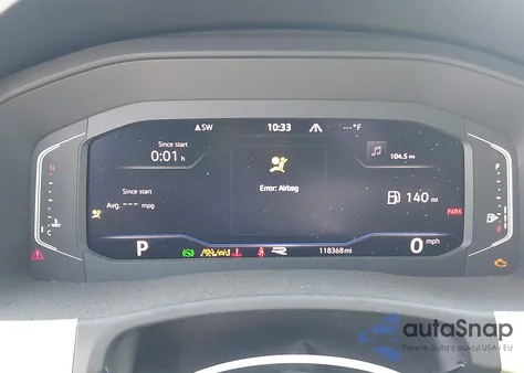 2022 Volkswagen Atlas 3.6L V6 Sel R-Line z USA, uszkodzony, nr VIN 1V2AR2CA2NC518299